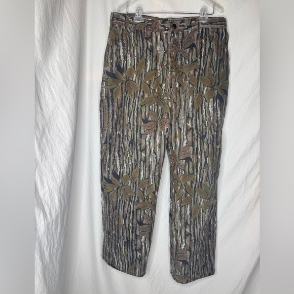 Vintage Duxbak Thinsulate Realtree Camo Winter Hunting Pants Mens 36x32 - Picture 2 of 9